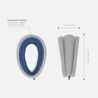 Ostrichpillow Light Commuting, Travel Pillow & Power Nap Pillow - Premium Comfort & Lightweight, Adjustable to Your Head, Small & Versatile