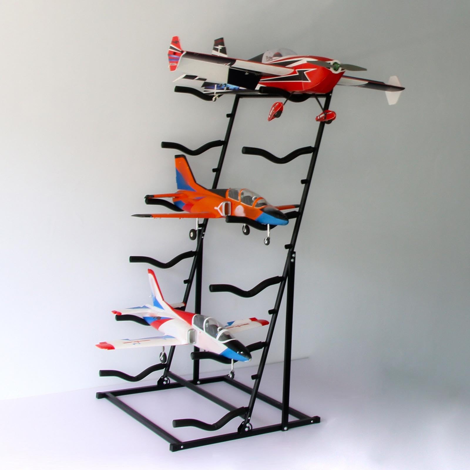 Harilla Supporto per Modellini di Aeromobili Radiocomandati, Multistrato, Stabile E Pratico, Supporto Professionale in Metallo Multiuso, Grande