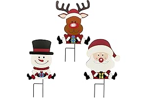 Christmas Stakes: Festive Decorations for a Merry Welcome