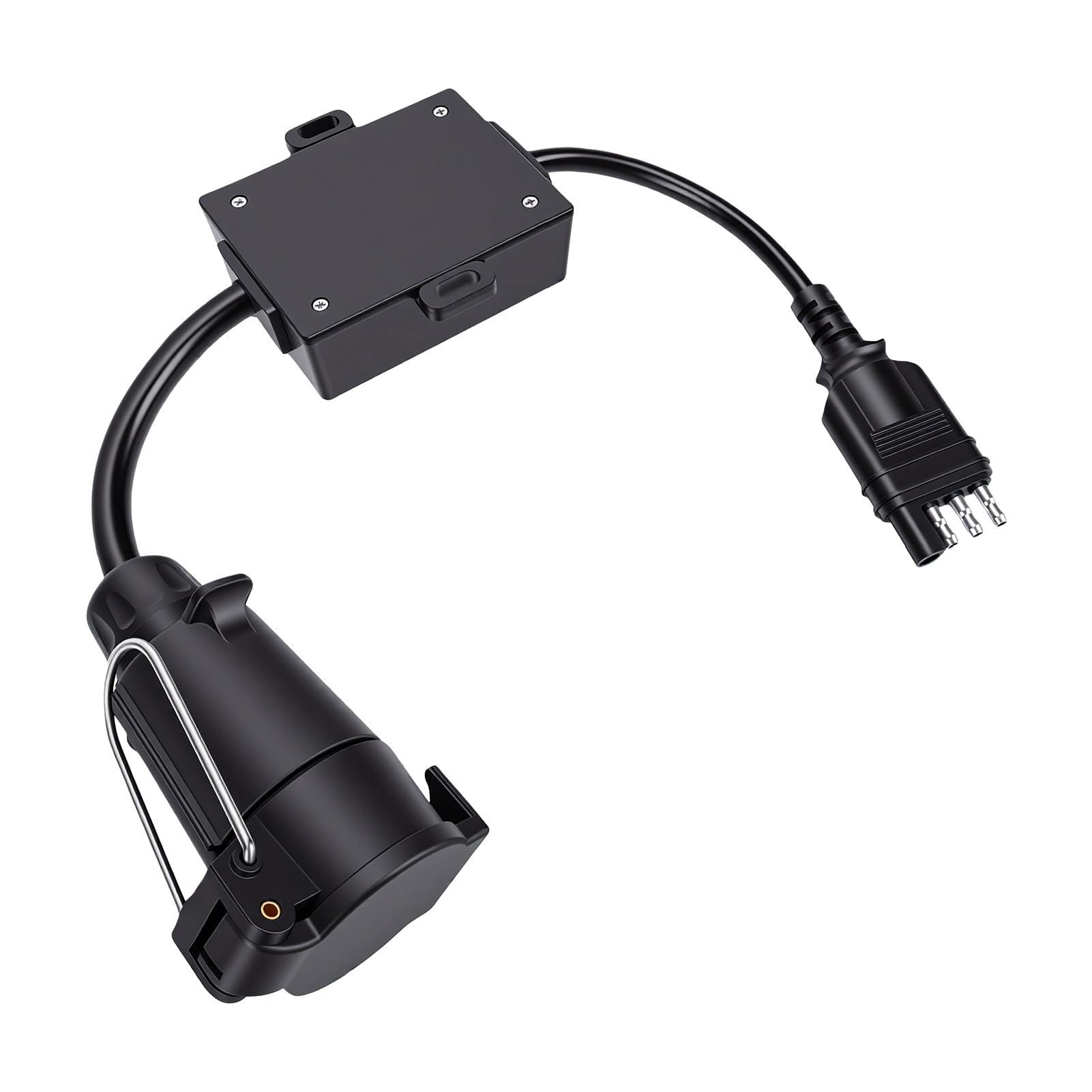 Adaptador de Remolque, Compatible con 4 Pines de EE. UU. y 7