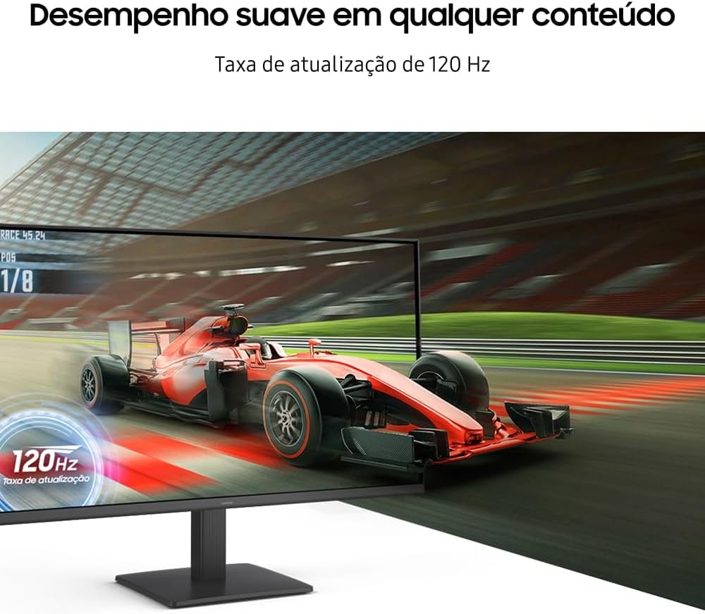 Monitor Gamer Samsung 27" FHD,120 Hz, HDMI, DP,Preto, S3