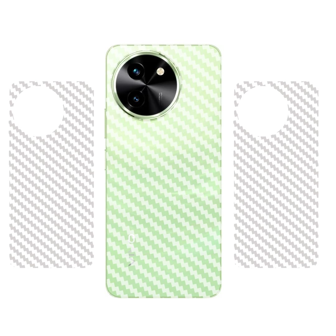DVANK™ (Pack of 2) Back Lamination Skin Compatible for VIVO T3X 5G || 3D Carbon Fiber Ultra-Thin Protective Film (Transparent) with Easy Installation KIT (B0D3D64C46) Amazon Price History, Amazon Price Tracker