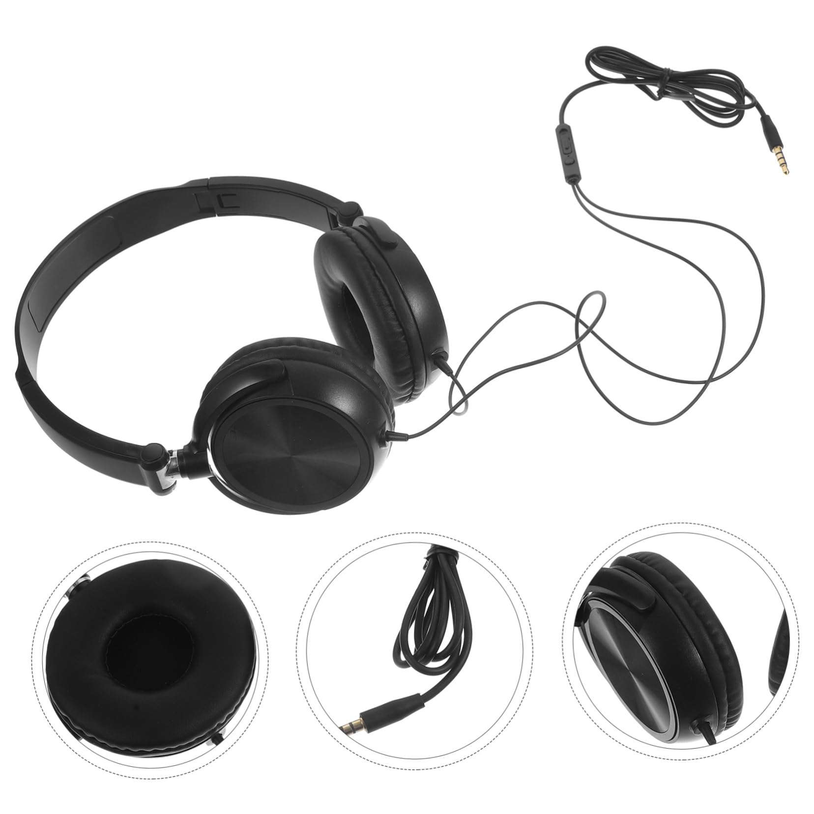 Veemoon Headsets with Volume Control Bass Headphones Over Ear Headphones