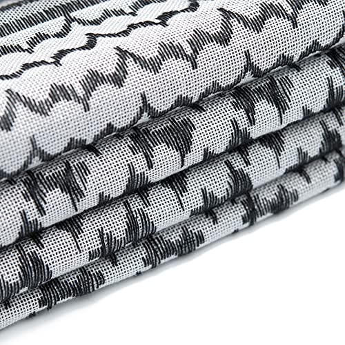 Wideway 2 Pieces Cotton Shemagh Scarf Military Tactical Desert Scarf Keffiyeh 43 X 43 Inch #TOP5