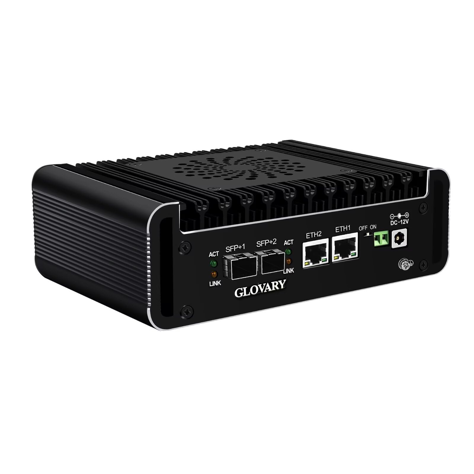 N150 Mini PC, Dual 10GB SFP+ Micro Firewall Appliance, 2 x i226V 2.5GbE LAN, Barebone NO RAM NO SSD, AES-NI, OPNsense Hardware, TypeC Port, TF Card Slot, SPK/MIC