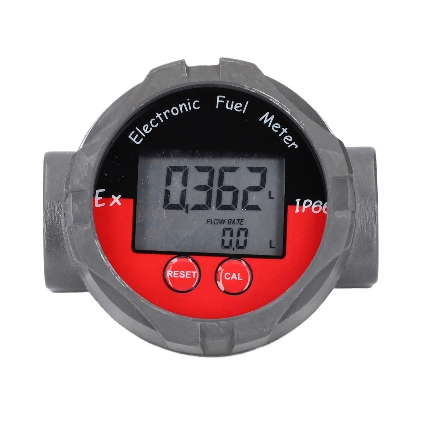 SDGBCXD flow meter, Electronic Fuel Meter Digital LCD Display Gauge 1in High Accuracy