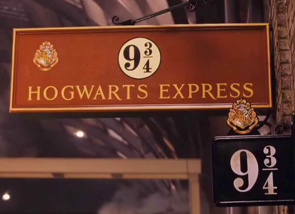 Noble Collection NN7041 - Harry Potter: Placca Murale Binario 9 e 3/4