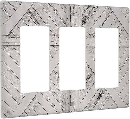 Miniatura 540 de Vista de ventana, isla tropical, playa, palmeras, cielo soleado, cubierta de interruptor de luz de palanca individual, placa decorativa de pared