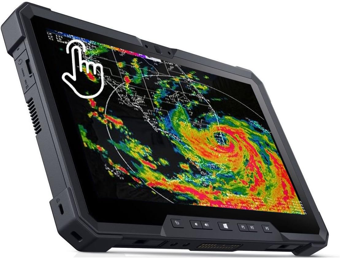 Dell Latitude 7202 RUGGED Outdoor Tablet, Core M-5Y71, 256GB SSD, 8GB ,11.6in (1366x768) Bluetooth 2 Webcams, Windows 10 Professional (Renewed)