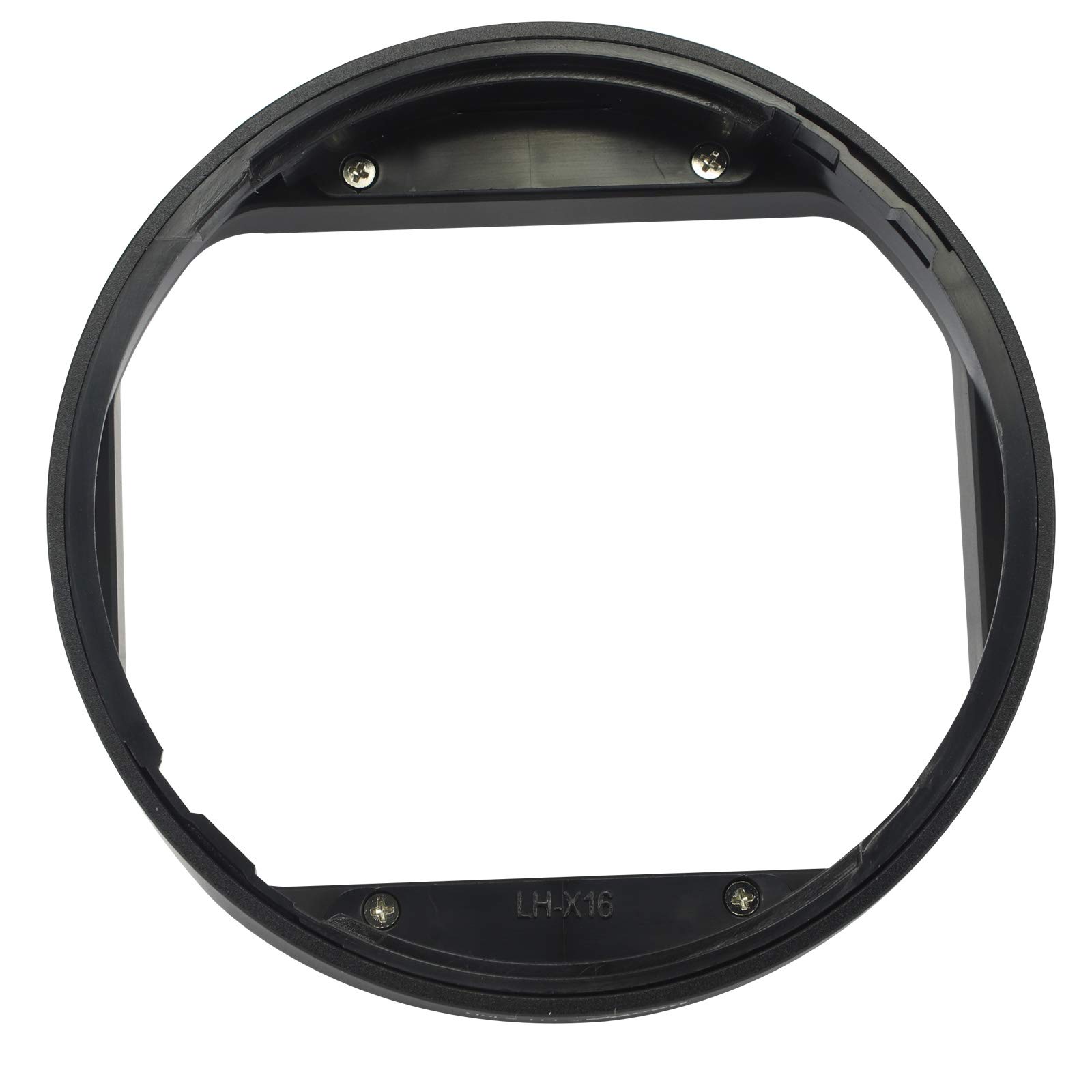 Haoge LH-X16B Paraluce quadrato in metallo con cappuccio in metallo Kit per obiettivo Fujifilm Fuji Fujinon XF 16mm F1.4 R WR xf16mm/f1.4