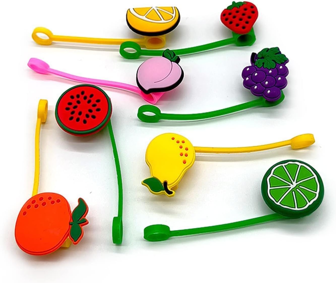 Yellow Pineapple Straw Cover for Stanley 40&30 Oz Cup, 8mm Silicone Straw Covers Cap for Stanley Cup Accessories, Cute Topper for Tumblers,Cap Stopper for Reusable Straws Tip Lids - Image 8