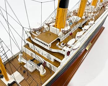 Amazon.co.jp: 木製 手創り 模型船 タイタニック号 RMS TITANIC