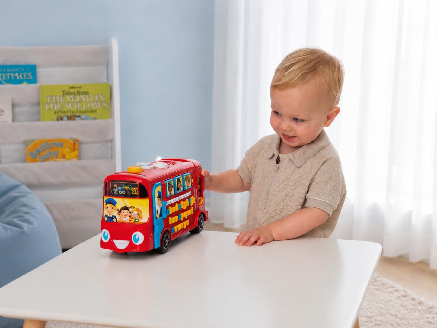 Vtech 150003 Playtime Bus Educational Playset, Learning Toy, Suitable For 2-5 Years, Red, 25.7 x 12.2 x 15.9 cm