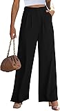 Wide Leg High-Waisted Trousers