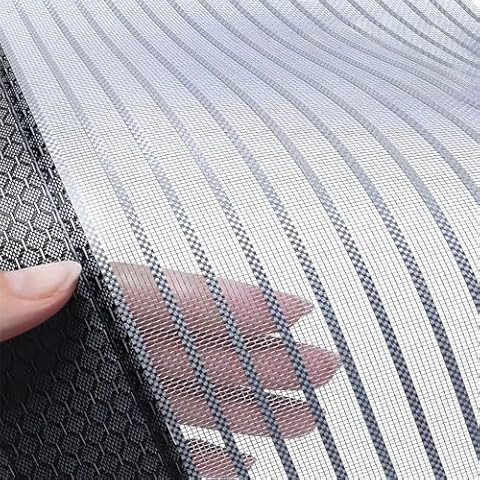 Heavy Duty Door Screen Magnetic Closure, LOVIGA Thickened Fiberglass Screen Door Mesh, Self Sealing, Tear Resistant, Easy Assemble, Fine Mesh Keep Bugs Out Fit Door Size 36 Inch X 82 Inch Cover