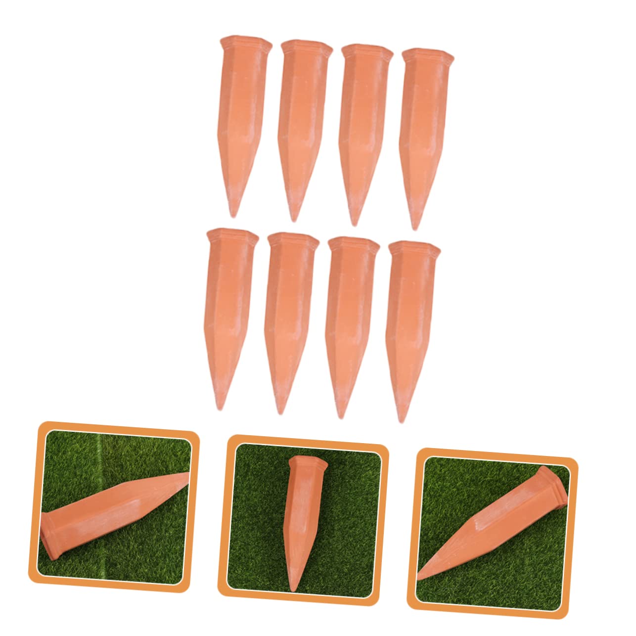 Abaodam Automatic Watering Machine 8pcs Ceramic Plant Watering System for Container Plants