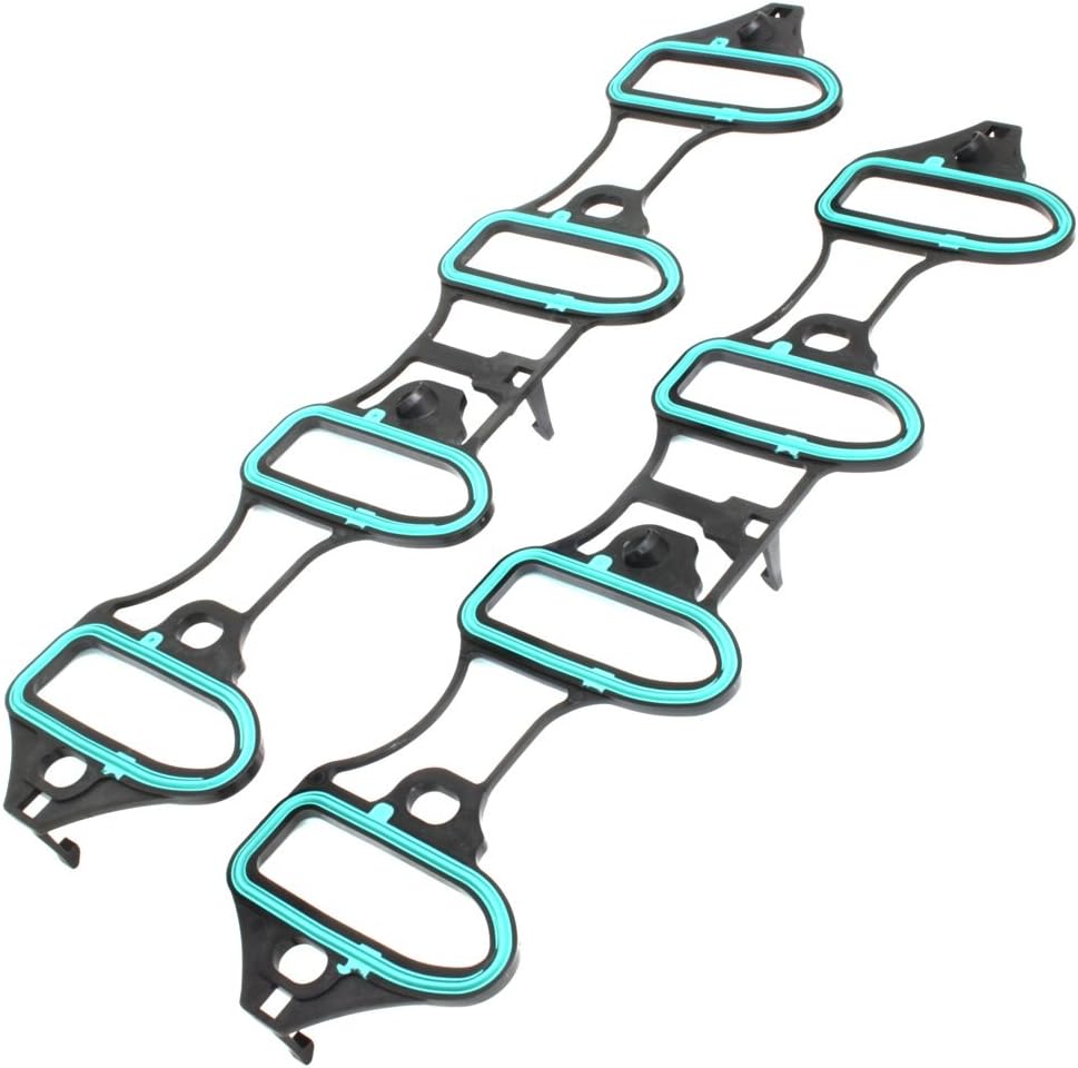 APDTY 112570 Intake Manifold Upgraded Green Gasket Set