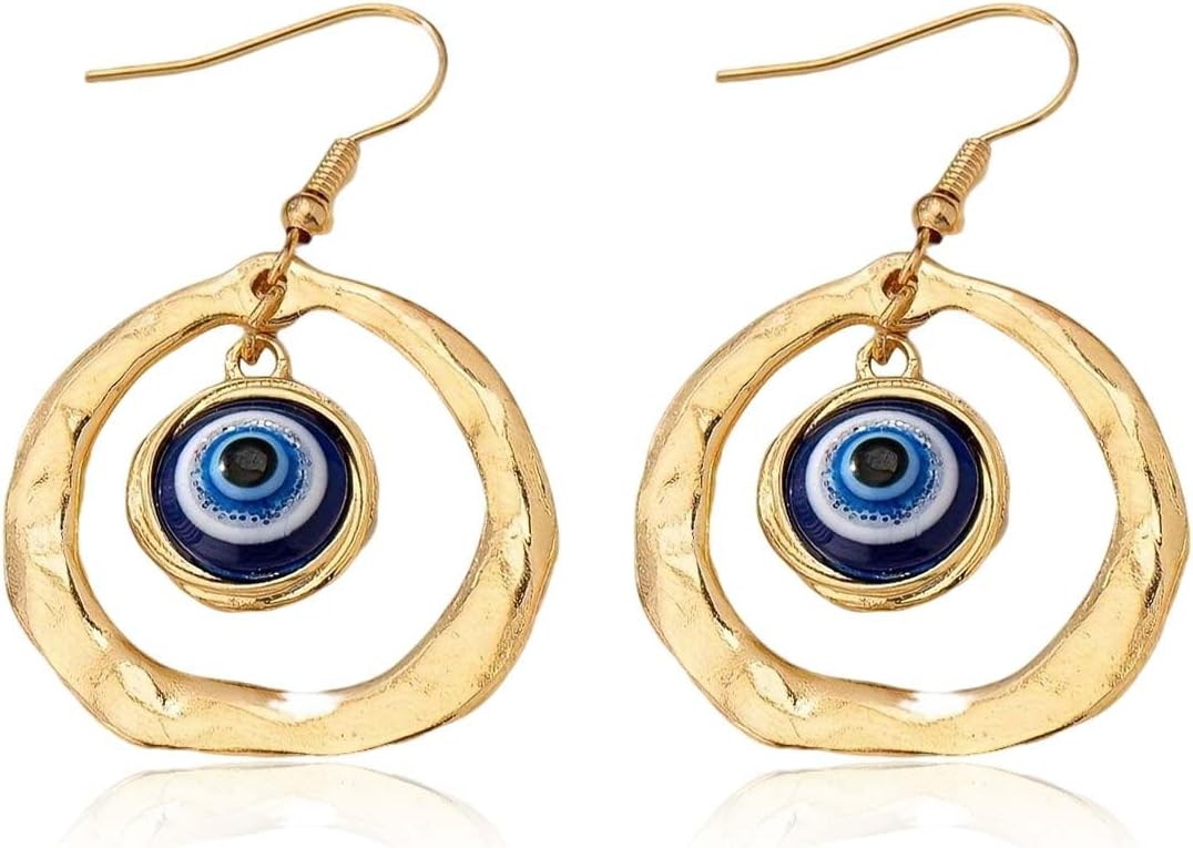 Evil Eye Earrings for Women Pearl Accent Jewelry Accessories Fun Witch Evil Eye Studs Earrings Trendy Jewelry Gifts