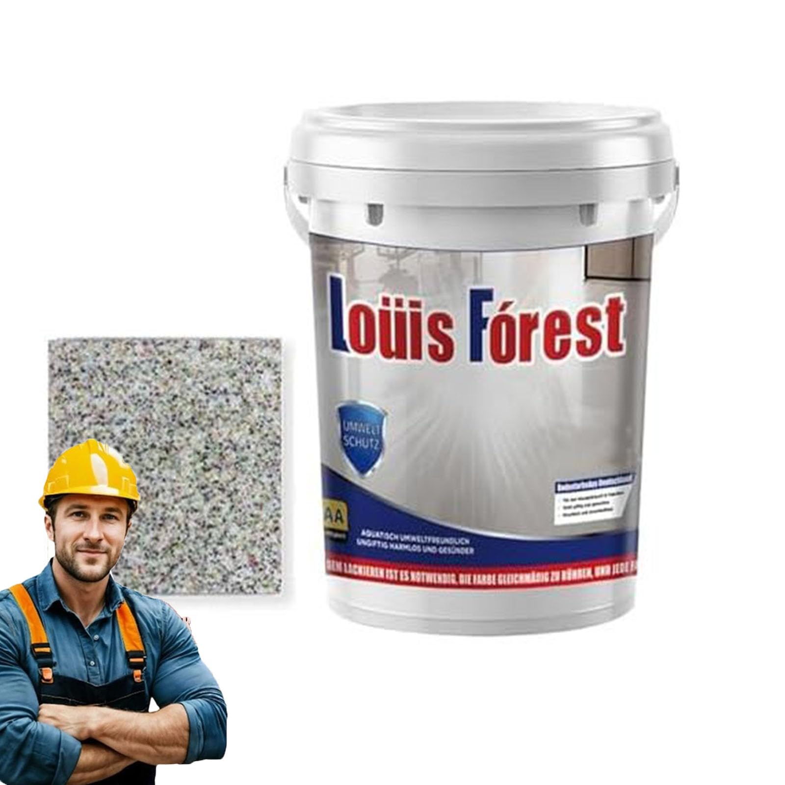 2027 Epoxy Colored Sand Floor Paint,High Gloss Marble Finish Epoxy Floor Coating,Durable Non-Slip Waterproof Paint for Garage & Basement, Concrete (Sesame Gray,2kg)