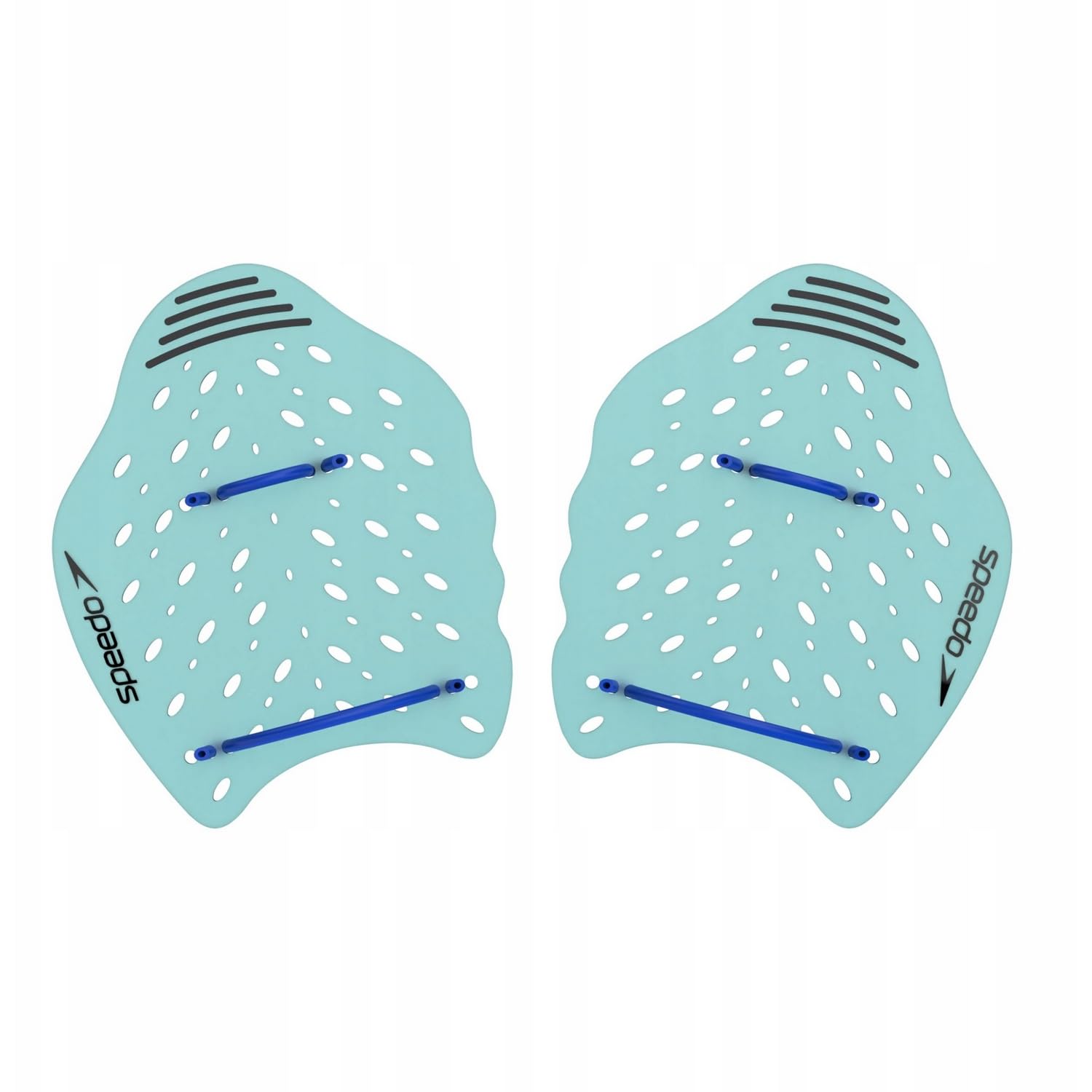 Speedo Unisex-Adult Power Plus Paddle | Swim Training | Hand Paddle, Arctic Glass, XL