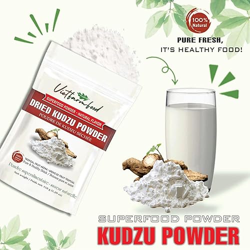 Miniatura 3 de VIETFARMFOOD - KUDZU POLVO 5.29 oz (150g) VIETFARMFOOD Polvo vegetal puro liofilizado, hecho de verduras reales sin azúcar añadido - Perfecto para