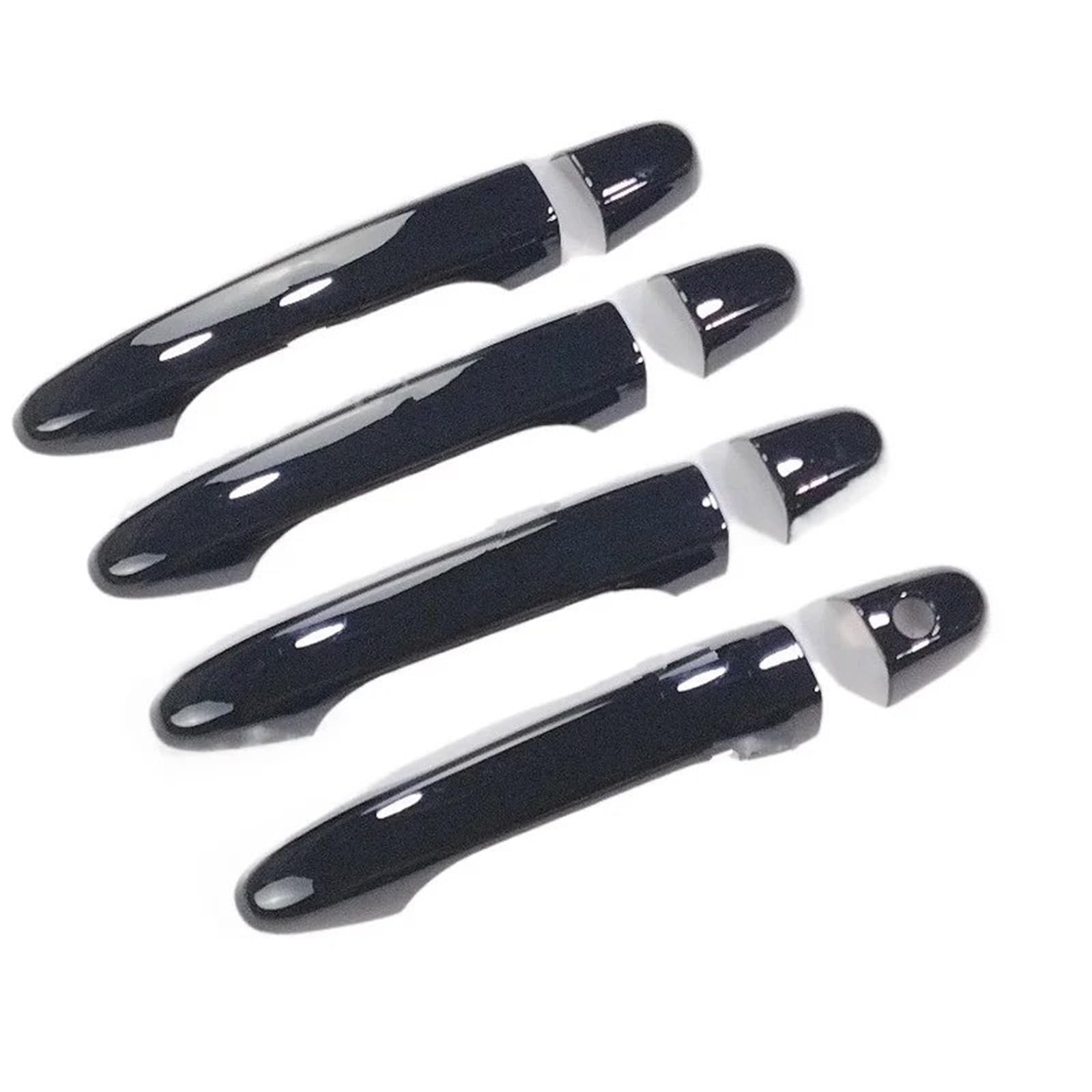 Cfayrlms One Color Door Pull Cover Compatible With For Crv 2012-2016 Glossy Black Abs Door Handle Cover Car Protector Trim Overlay Molding Garnish