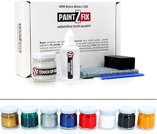 Stormy Blue 35J - Pintura de retoque para Mazda Mazda2, kit de reparación de arañazos y pintura, paquete plateado