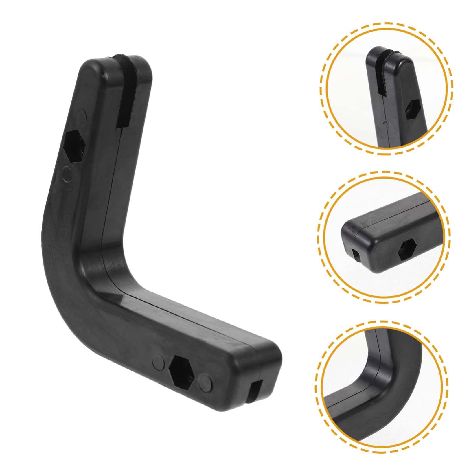 Balacoo 4pcs Wall Mounted Barbell Storage Rack for Home Gym Durable Dumbbell Pole Holder Space Saving Gym Accessory Reliable Material Design for Efficient Weight Organization