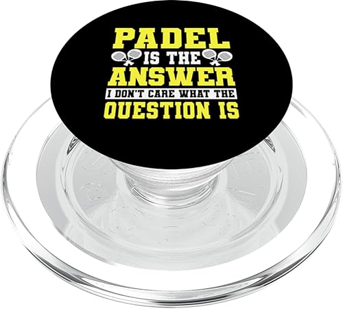 Padel Tennis Athlete Sports Racquet GameTeam Player Paddle PopSockets PopGrip for MagSafe