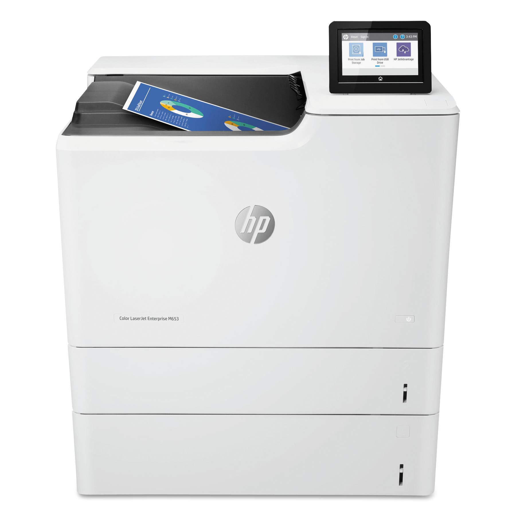 HP Color LaserJet Enterprise M653x, White