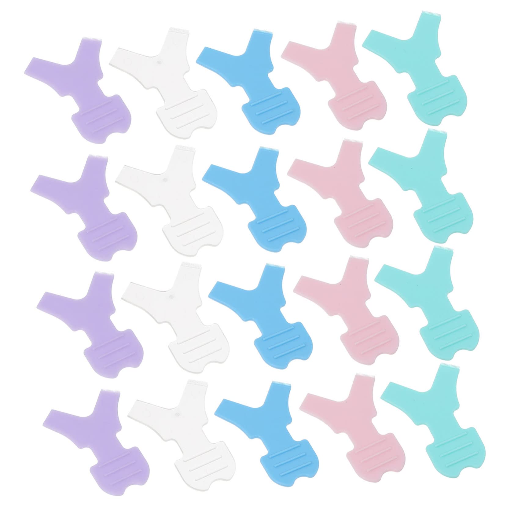 Beatifufu 25pcs Y-Shaped Eyelash Brush Comb Lifting Shield Wispy Faux Lashes Lash Tool Tweezers Lash Glue Brow Supplies Lash Lift Pad Curler Lash Lift and Kit Palette DIY Plastic