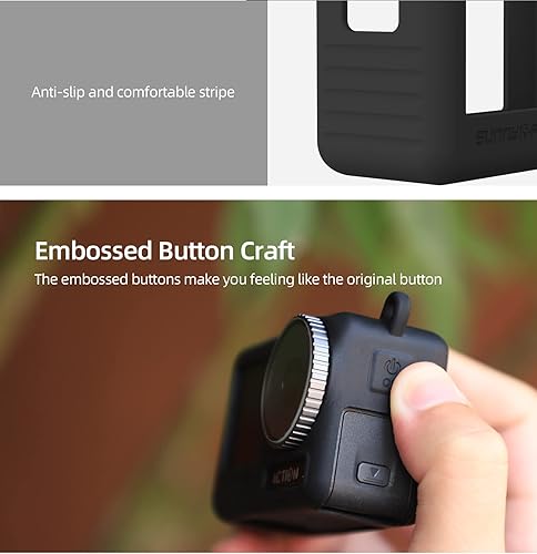 Miniatura 6 de Funda protectora de silicona para DJI OSMO Action 4Action 3, portátil a prueba de caídas OSMO Action 43, funda protectora de accesorios con correa