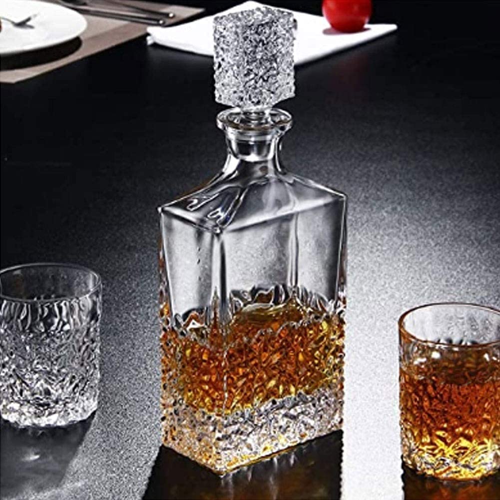 デカンタセットウイスキーデカンタワインデカンタ7ピースクリスタル