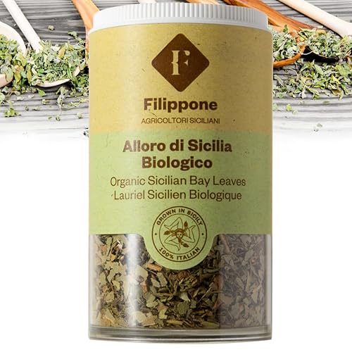 Miniatura 10 de Filippone Romero orgánico, condimento para hierbas, coctelera, 20 g (0.70 oz), hojas de romero entero secas italianas, romero siciliano con aroma