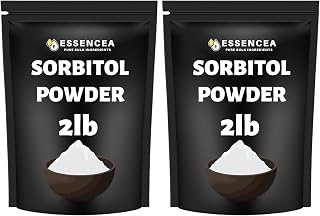 Sorbitol Powder 2lb by Essencea Pure Bulk Ingredients | Sugar-Free Sweetener | Sugar Substitute, Low Calorie Sweetener | Gluten Free (32 Ounces) [Packing may vary] (Pack of 2)