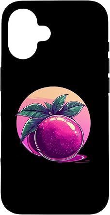 iPhone 16 Mangosteen Synthwave Case