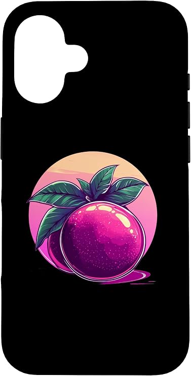 iPhone 16 Mangosteen Synthwave Case