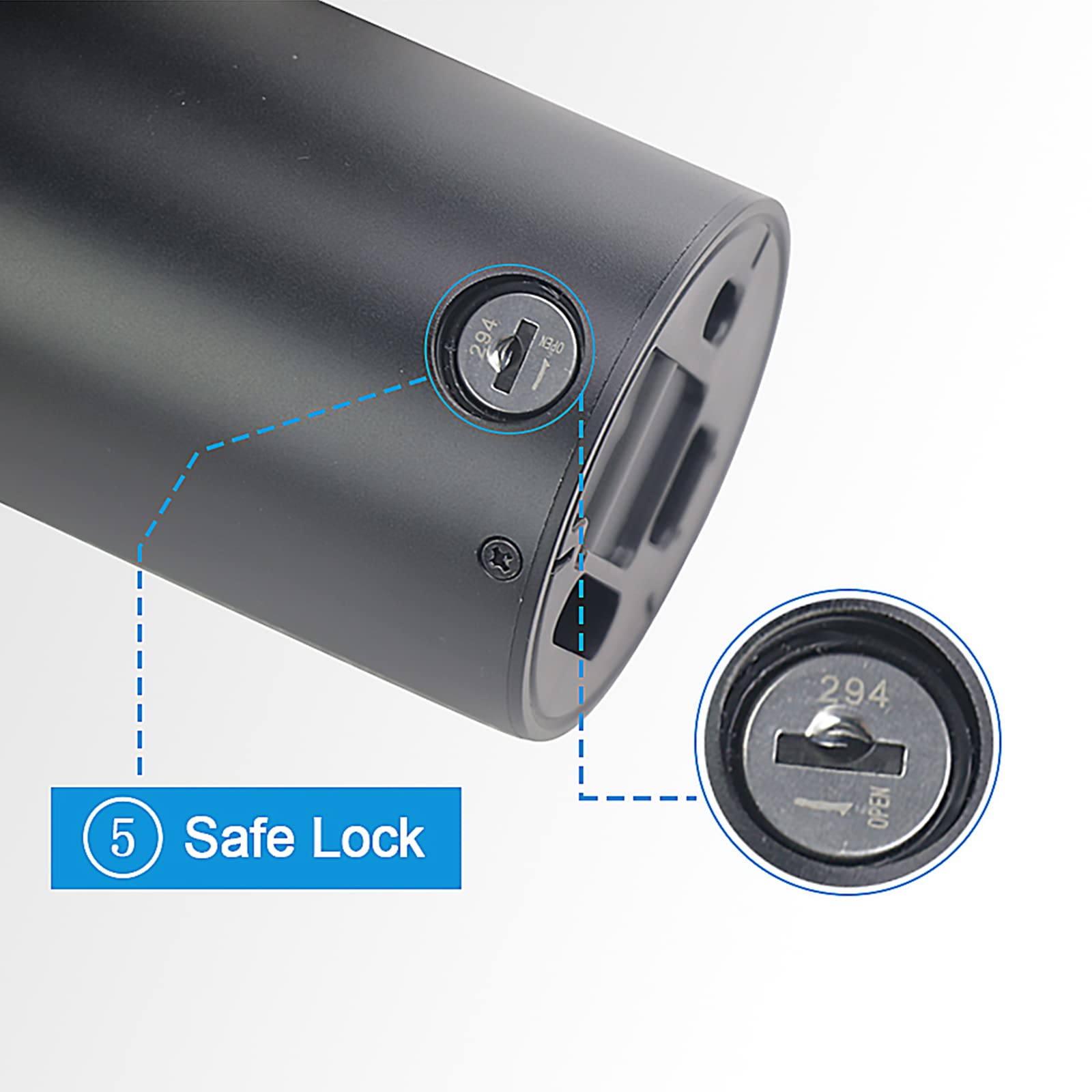 (2-5 Days Delivery 36V Ebike Akku Mini Flasche Elektrischer Akku - 500W 350W 250W 200W Sanyo Cell 18650 Lithiumbatterie für Bafang Mid Drive und andere Bike Conversion Wheel Kits