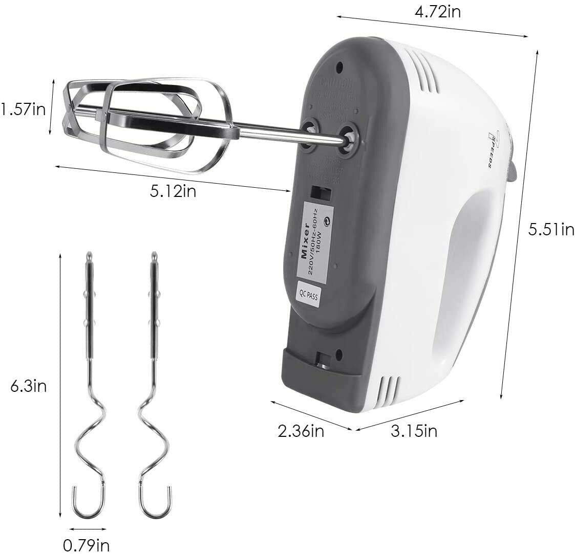 Deals - Mikser miksera miksera z 5 prędkościami miksera