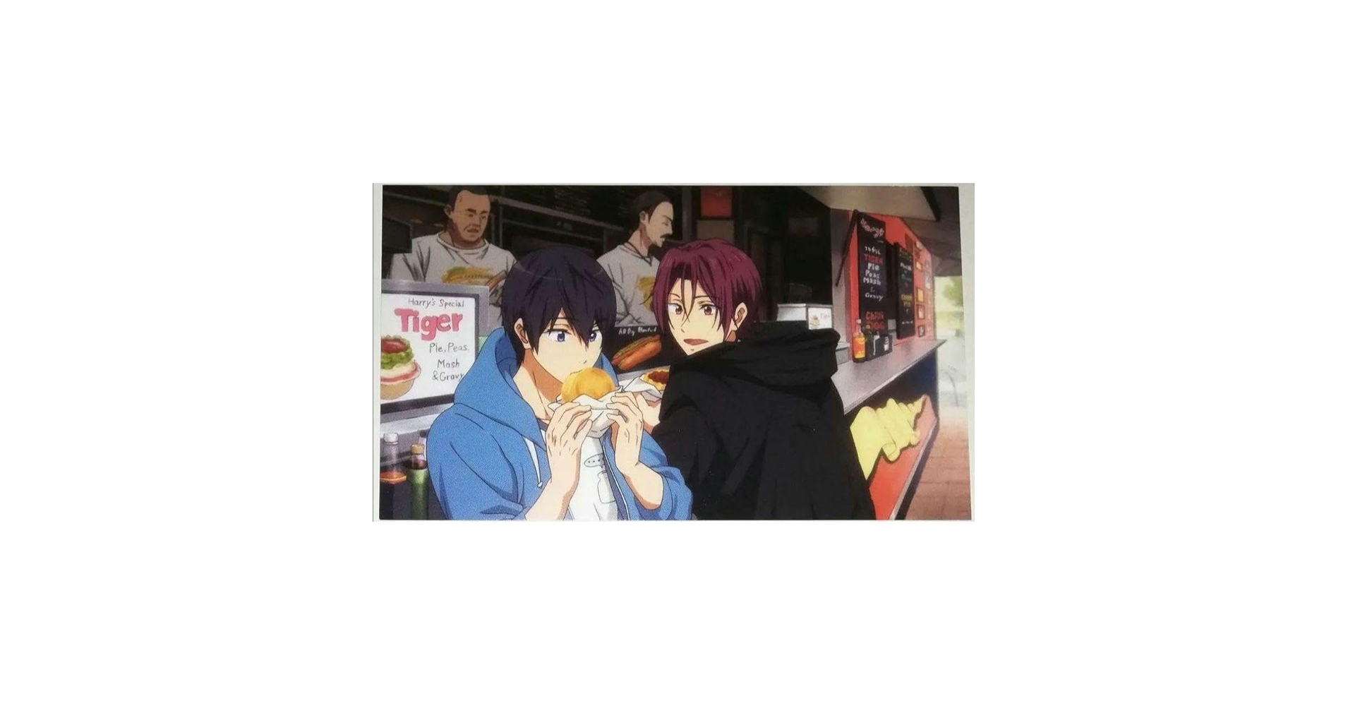 Free!　七瀬遙　松岡凛　ポストカード バラ】Free! 七瀬遙 橘真琴 松岡凛 ポストカード 【Wonderful