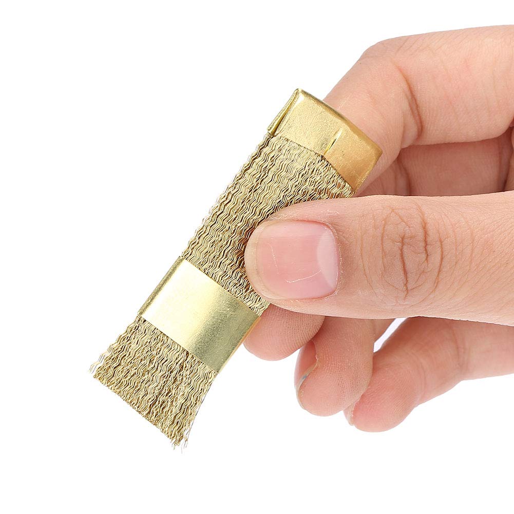 Spazzola per Pulizia in Carburo,Spazzola per Testina di Trapano per Nail Art,Spazzola per Polvere per Nail Art per Trapano per Unghie,Spazzola per la Pulizia del Trapano in Filo di Rame