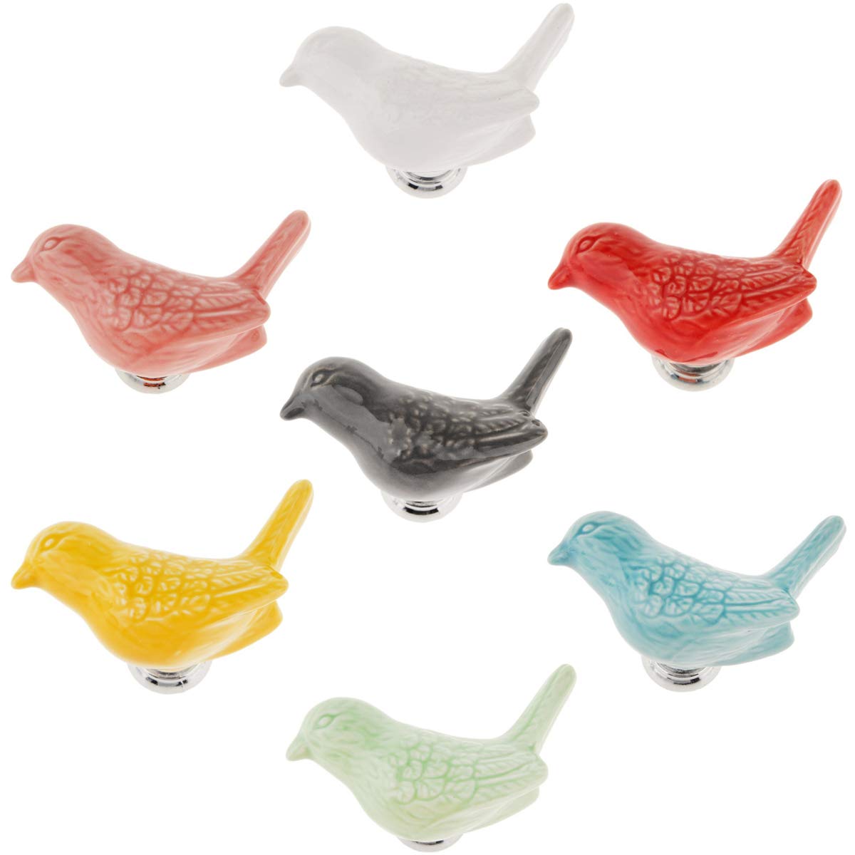 Poignée de meuble céramique lisse pour remplacer les boutons cassés de placard enfant