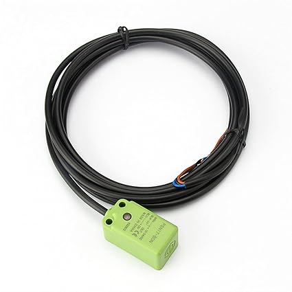 INFRI 1PCS Square Metal Induction Proximity Switch Sensor PSN17-5DN PSN17-8DN Elevator Accessories Three-Wire NPN (Color : PSN17-5DN)