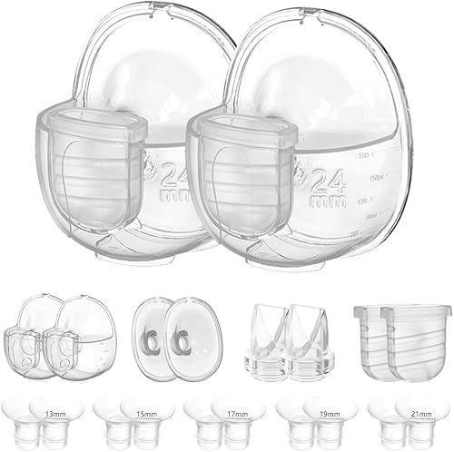 Miniatura 8 de Insertos de brida 9 piezas de 13150.669 in* 3 compatibles con Momcozy S9S9proS10S12S12proSpectraMedelaTSRETE 0.945 in escudos de extractor de leche