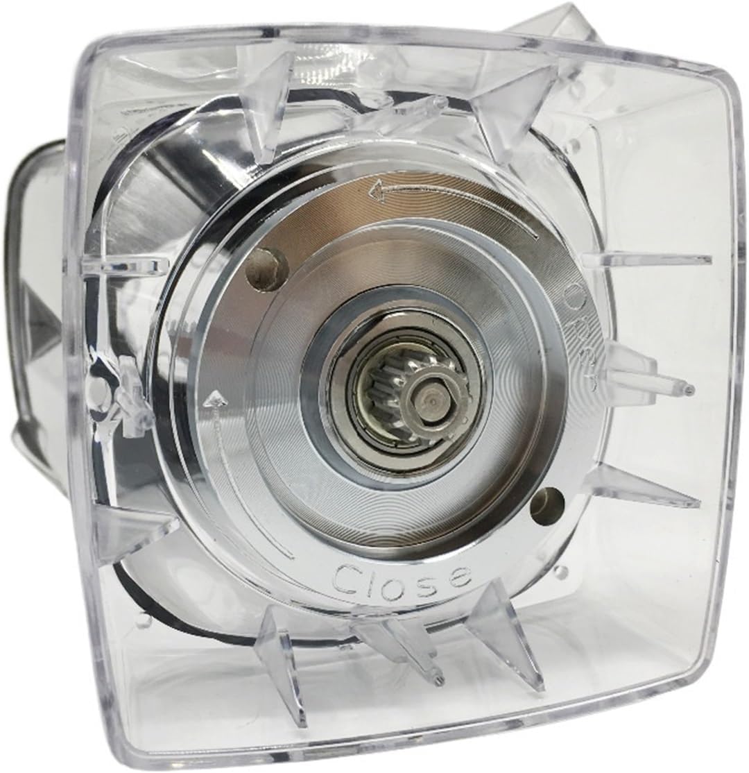 2L スクエアコンテナジャージャグピッチャーカップ底、鋸歯状スムージーブレード、蓋付き、ブレンダー用スペアパーツ