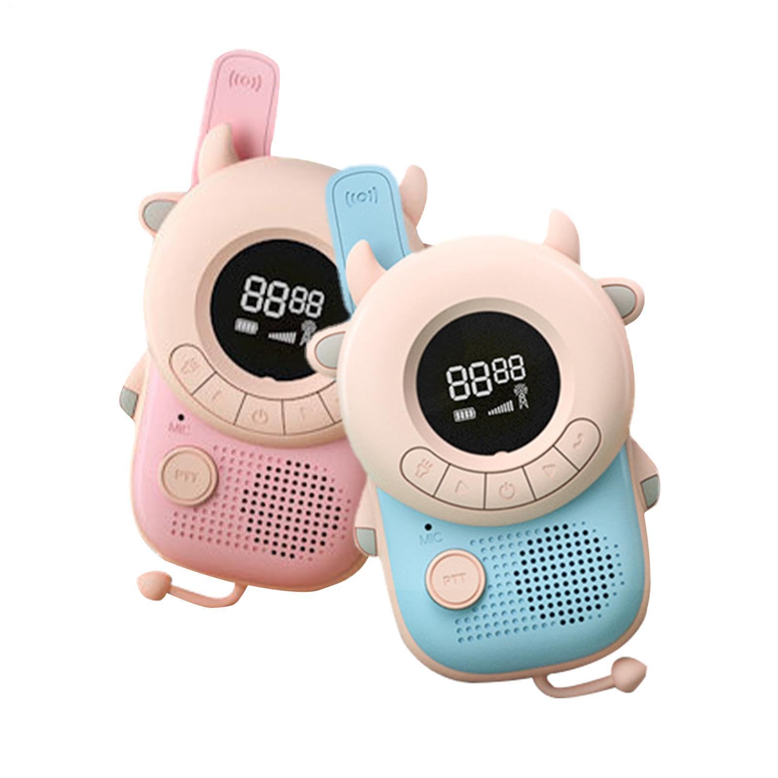 Talkies-Walkies pour Lot De 2, Écran LCD Et Lampe Torche, Portables Et