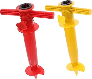 MUSISALY Plástico 2 Pçs Guarda-Sol Guarda-Sol Guarda-Sol Para Viseira De Areia Acessórios Suportes De Vara De Pesca Guarda-Chuva Fixação Suporte De Guarda-Sol De Praia Guarda-Sol Estaca