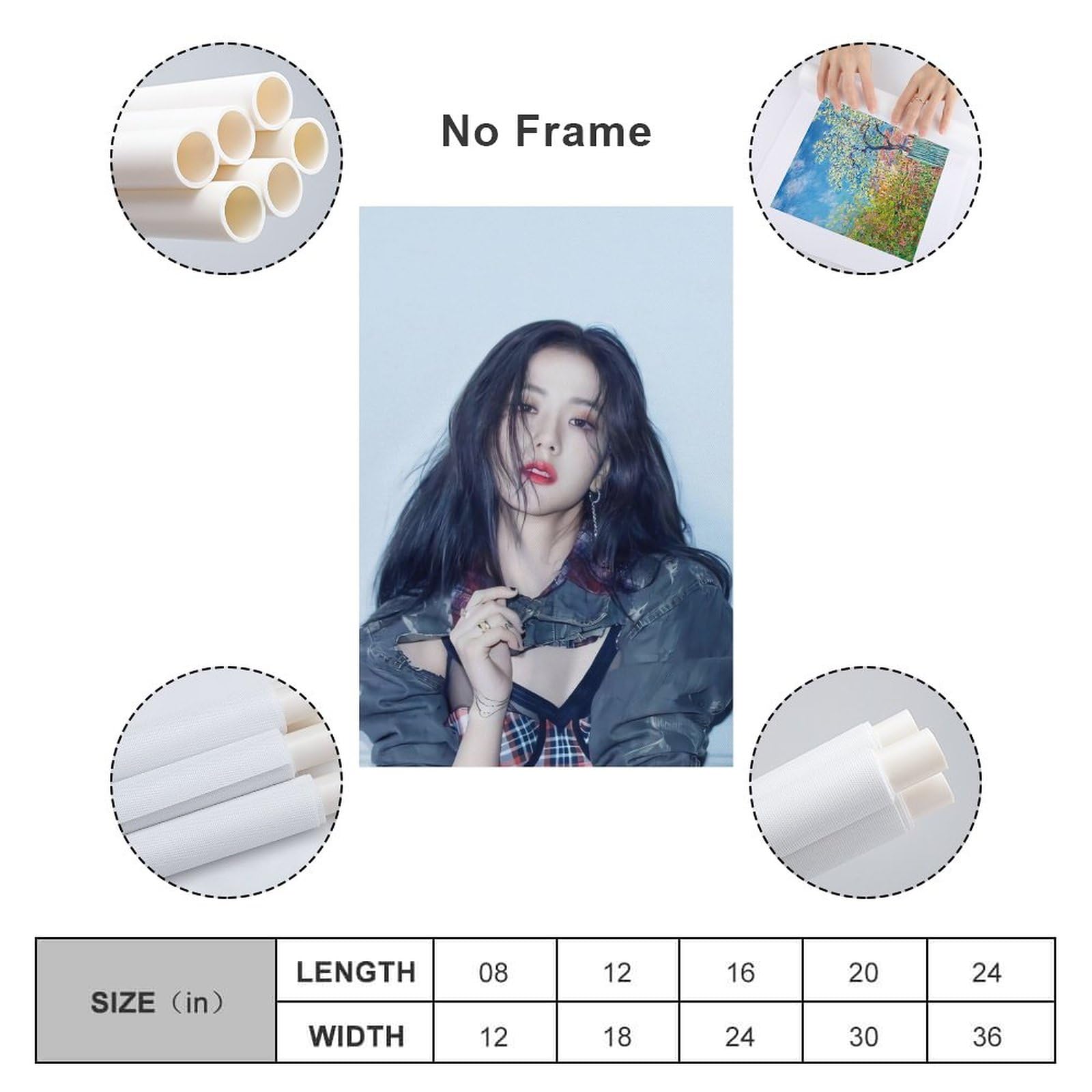 Amazon.co.jp: Blackpink Kim Ji Sooキム・ジス ポスター 韓流かわいい