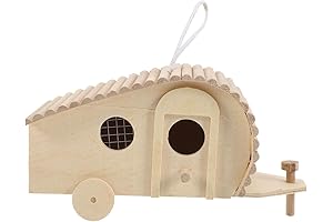 Unpainted Bird House for Backyard Habitats