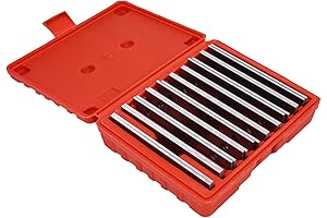 findmall Thin Parallel Bar Set - 10 Pair 1/8" X 6"